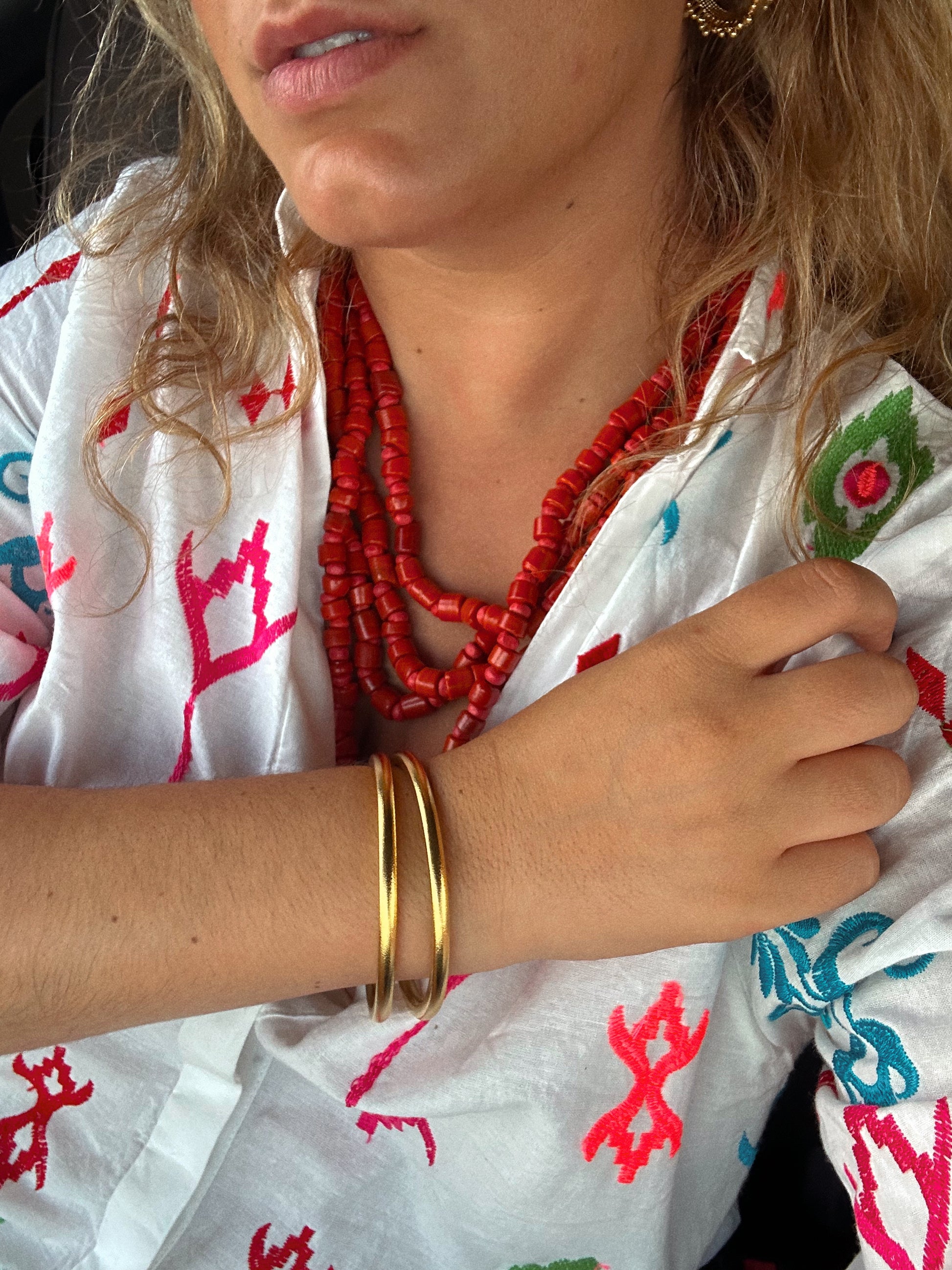 Drop brazalete dorado