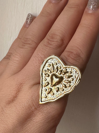 Anillo corazón de Jesús