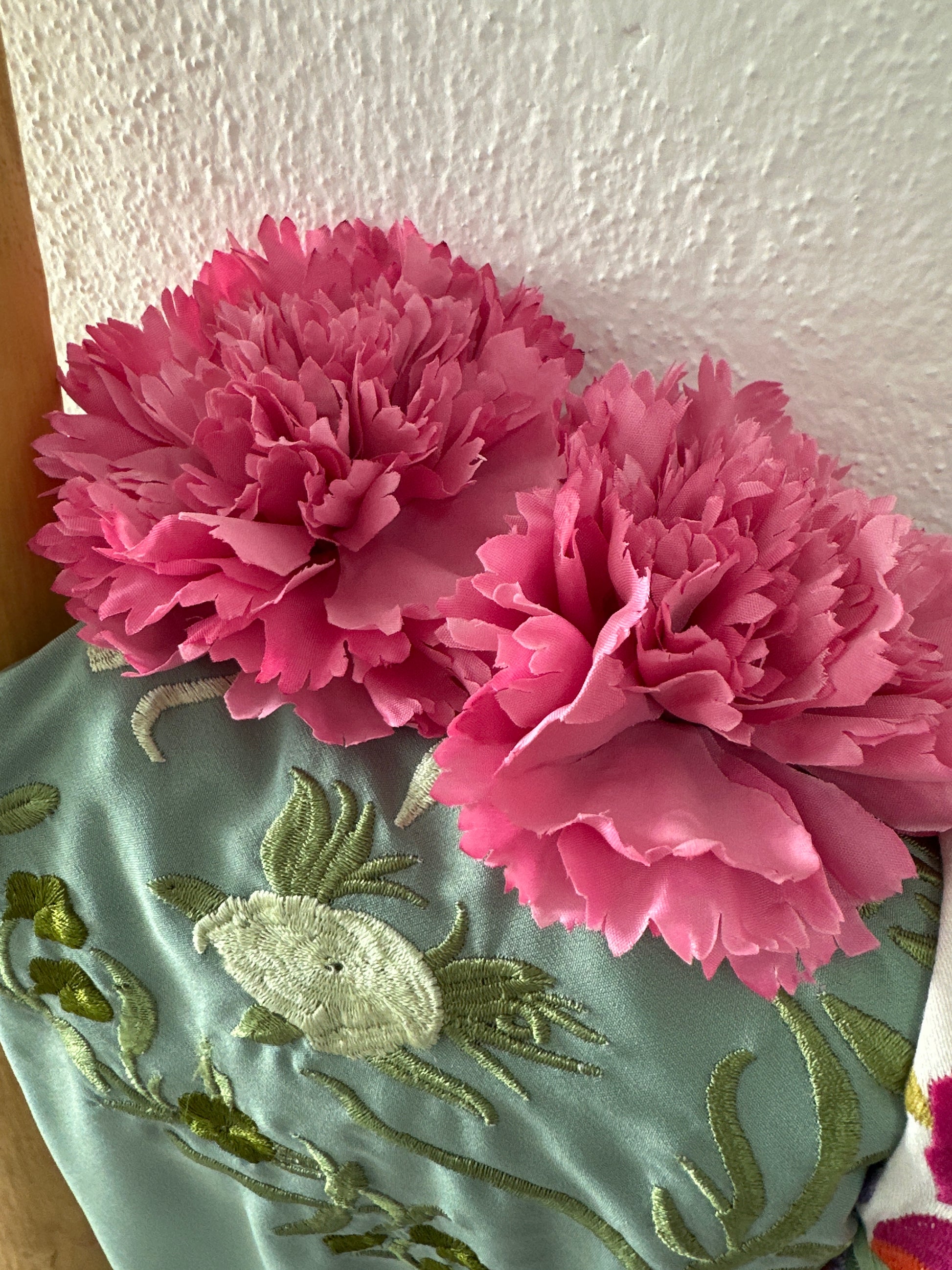 Flor clavel rosa