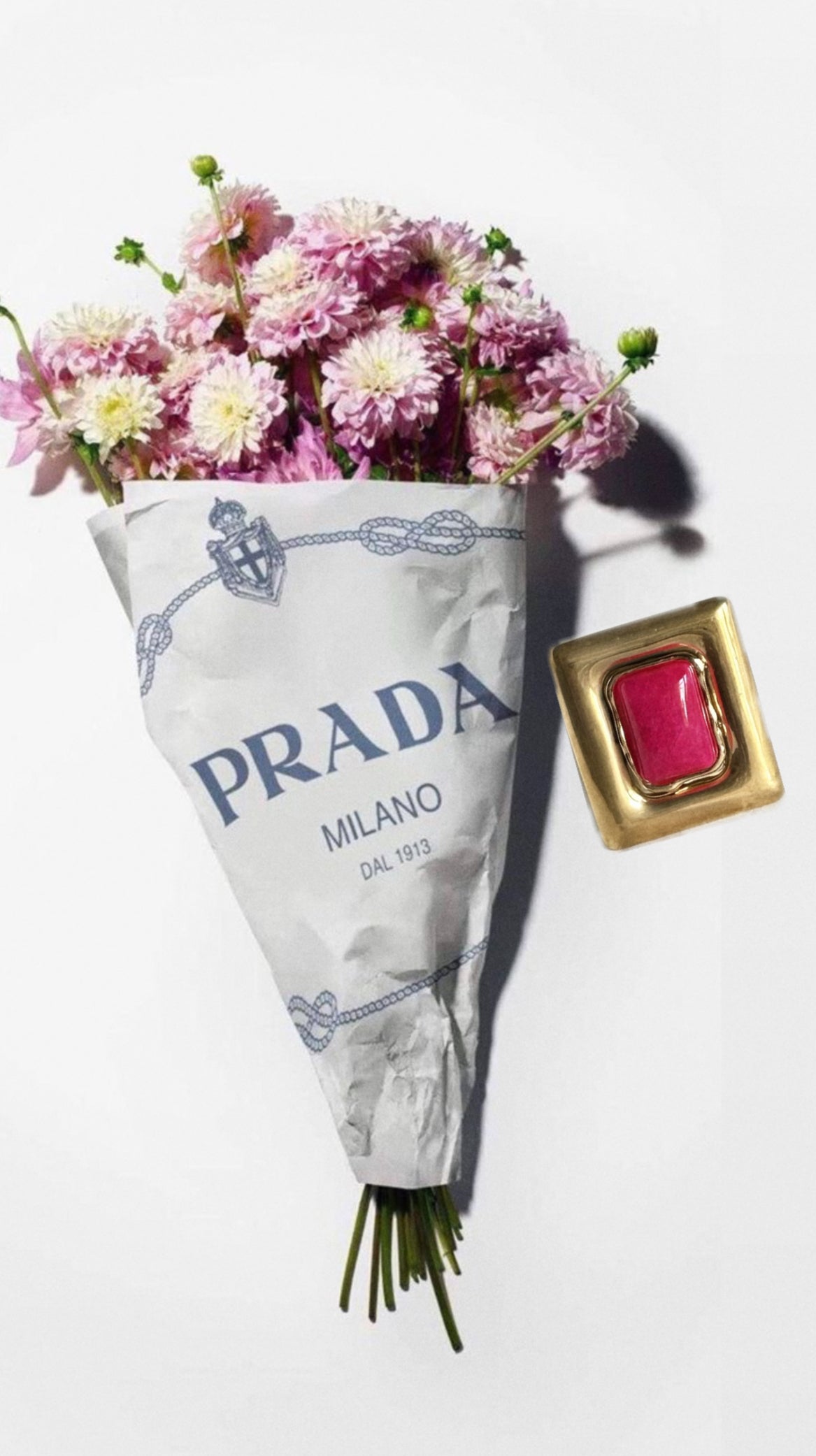 ANILLO BOHO RECTANCULAR BUGANVILLA