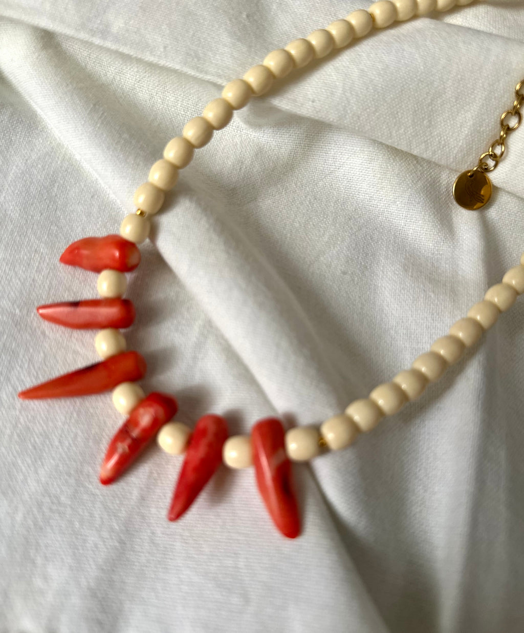 Drop collares coral I