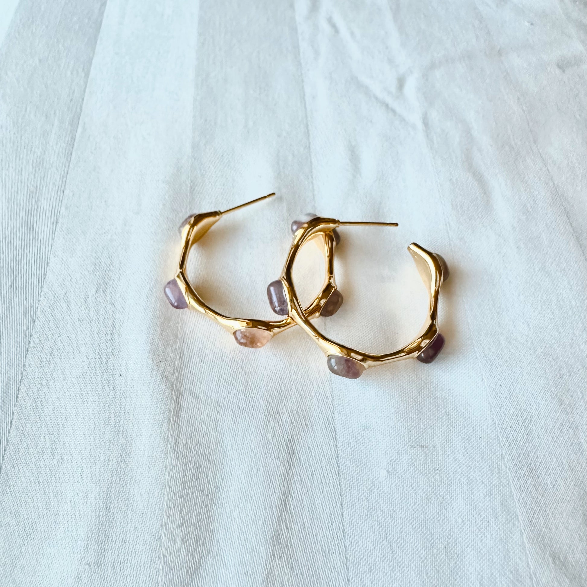 Pendientes Essencia lila